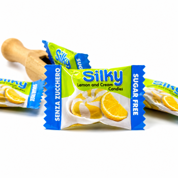 Καραμέλες Χωρίς Ζάχαρη Silky Λεμόνι
