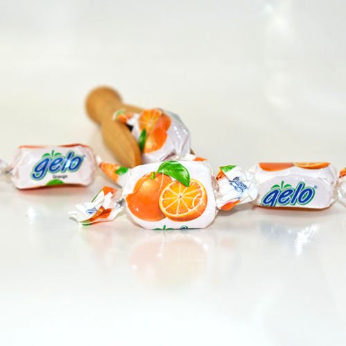 Καραμέλες Ζελές Λάβδας Πορτοκάλι